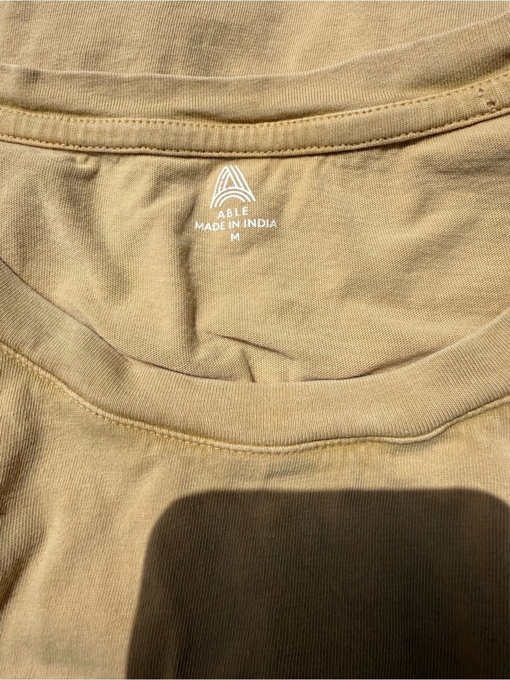 Nashville Graphic Tee - Beige Crew Neck women Shirt size M pre-owned with gift . - Picture 8 of 16